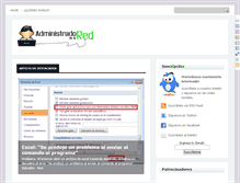 Tablet Screenshot of administradordelared.com